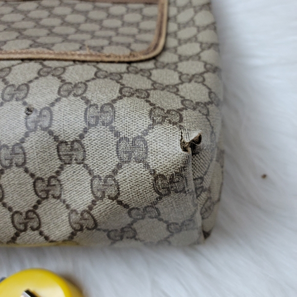 100% Authentic GUCCI vintage web sherry line tote - Picture 5 of 14